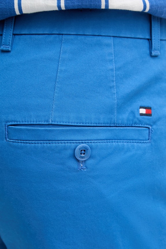 Tommy Hilfiger šortky pánske bavlnené s elastanom modrá MW0MW42351