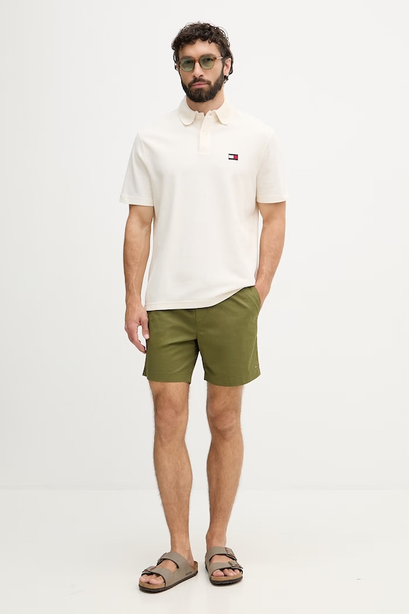 Tommy Hilfiger szorty męskie MW0MW42356 zielony SS26