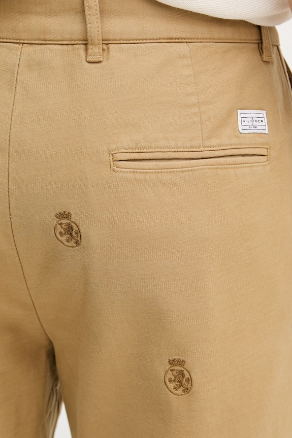 Tommy Hilfiger šortky pánské bavlněné zelená MW0MW43112