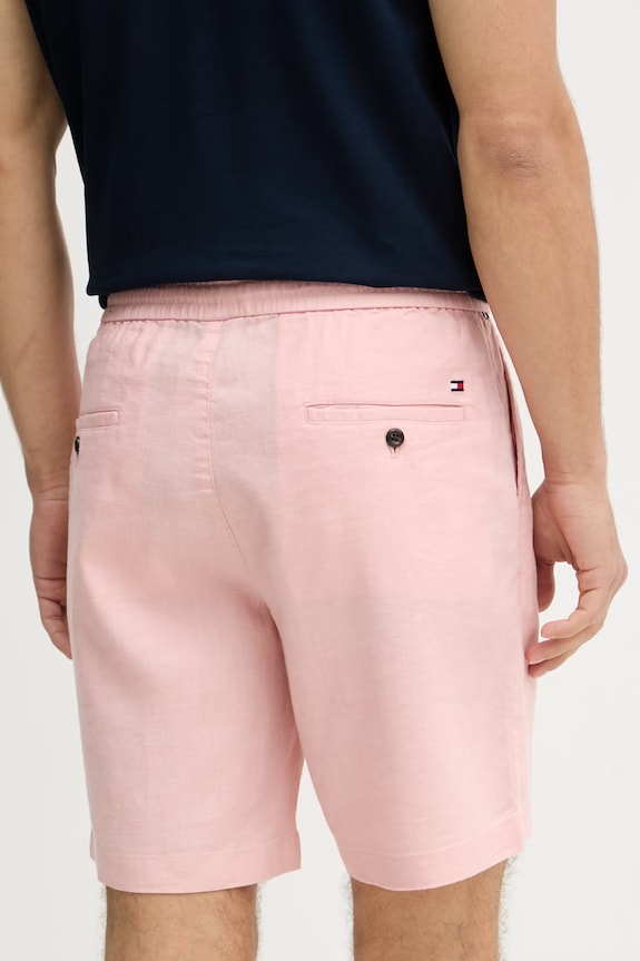 Odjeća Tommy Hilfiger kratke hlače muške s lanom MW0MW44353 roza