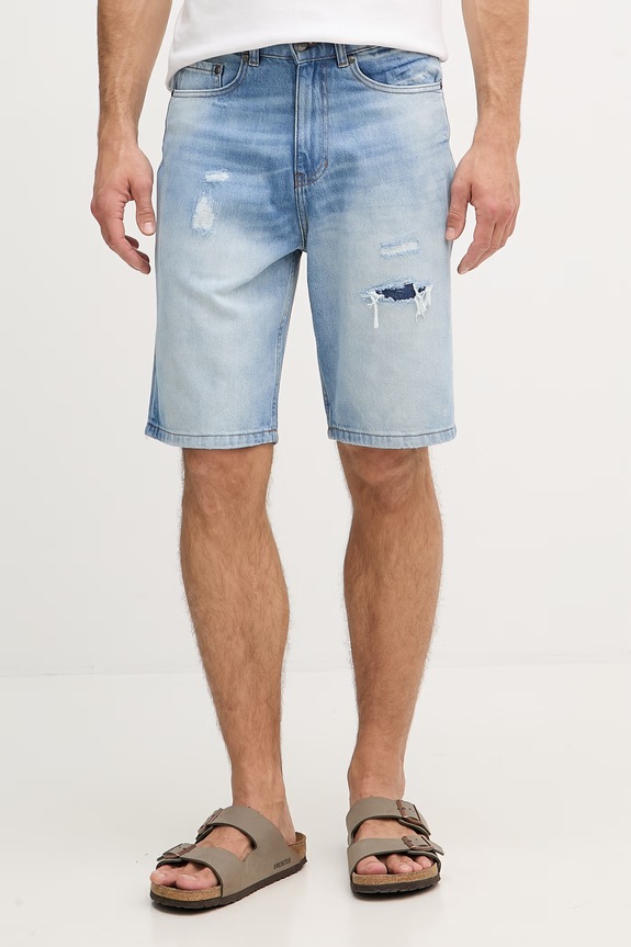 Just Cavalli szorty męskie niebieski 80OAD5R1.CDWCD
