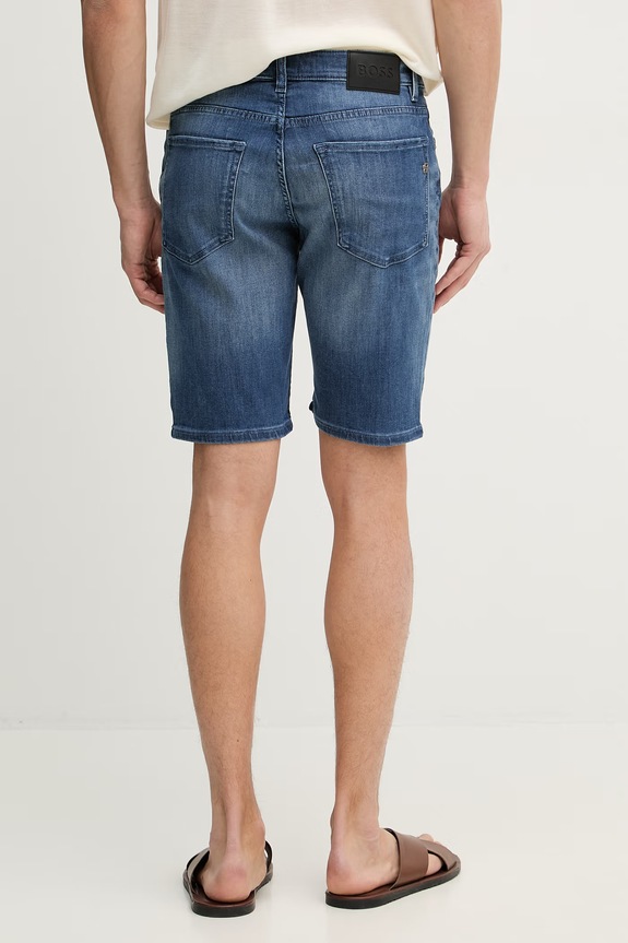 Îmbrăcăminte BOSS pantaloni scurți pentru bărbați, din denim Re.Maine 50568873 albastru