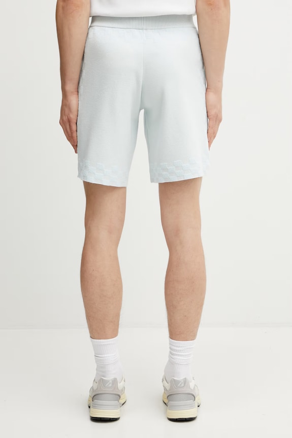 Îmbrăcăminte Filling Pieces Resort Shirt pantaloni scurți cu vâscoză pentru bărbați 412672500325.294 albastru