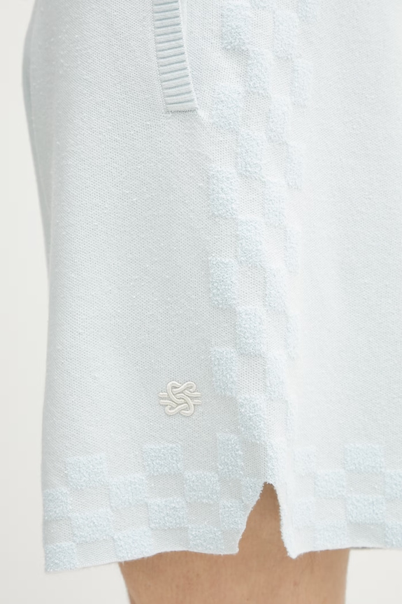 Filling Pieces Resort Shirt pantaloni scurți cu vâscoză pentru bărbați albastru 412672500325.294