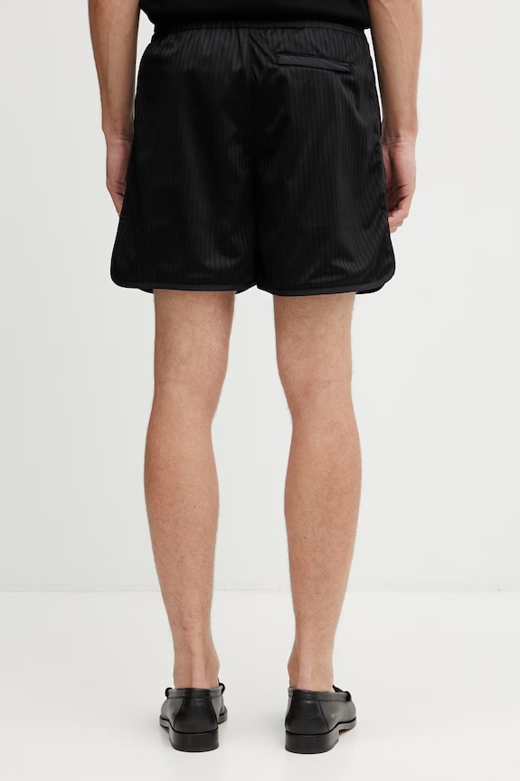 Îmbrăcăminte Filling Pieces Mesh pantaloni scurți pentru bărbați 412656500178.130 negru