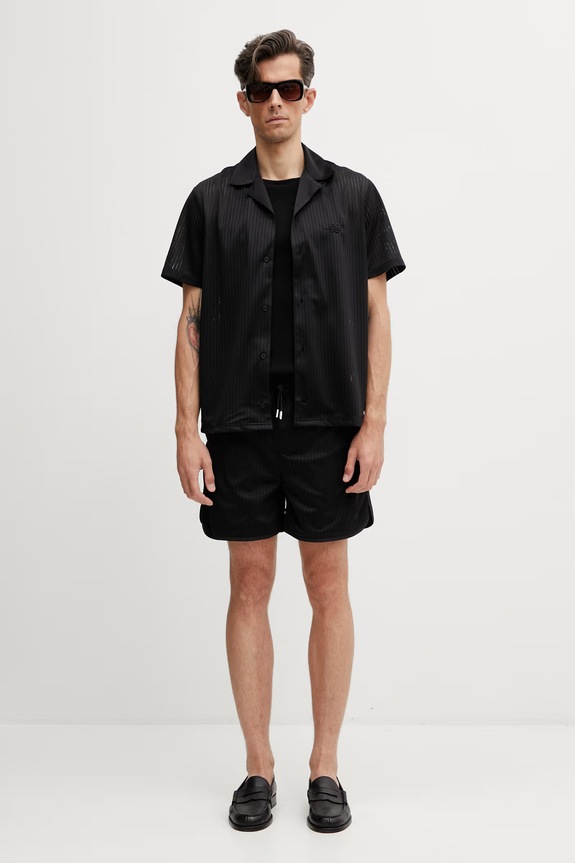 Filling Pieces Mesh pantaloni scurți pentru bărbați 412656500178.130 negru