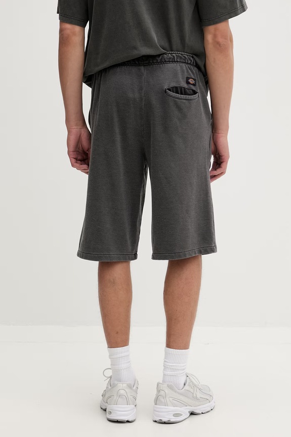 Odzież Dickies szorty dresowe męskie z bawełną DK0A885BBLK1 szary
