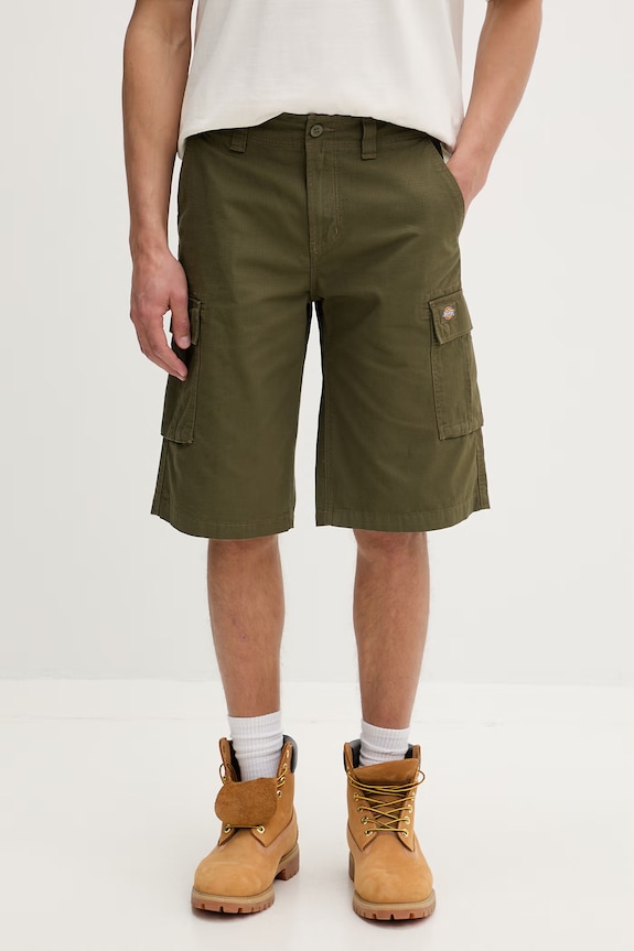 Dickies σορτς ανδρικά βαμβακερά πράσινο DK0A89EFMGR1