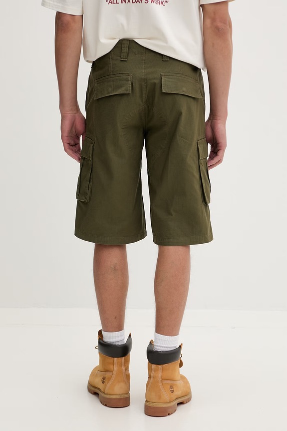 Ρούχα Dickies σορτς ανδρικά βαμβακερά DK0A89EFMGR1 πράσινο