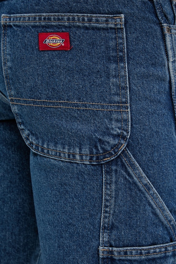 Dickies σορτς Ανδρικά βαμβακερά μπλε DK0A88FCCLB1