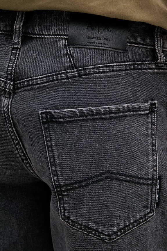Armani Exchange šortky pánske rifľové sivá XM000073.AF22558