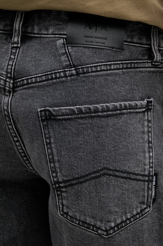 Armani Exchange šortky pánske rifľové sivá XM000073.AF22558