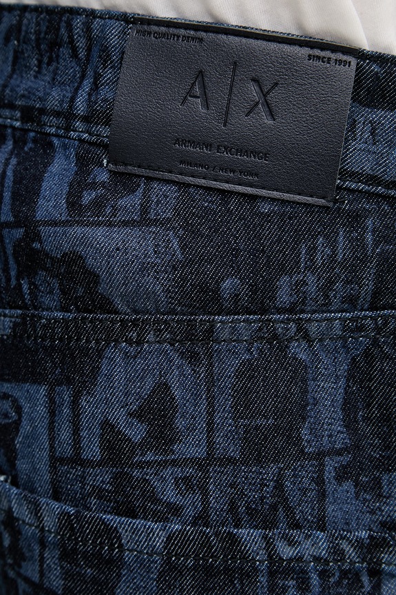 Armani Exchange rövidnadrág férfi pamut sötétkék XM000658.AF24509