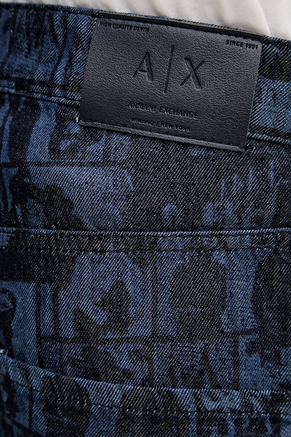 Armani Exchange rövidnadrág férfi pamut sötétkék XM000658.AF24509