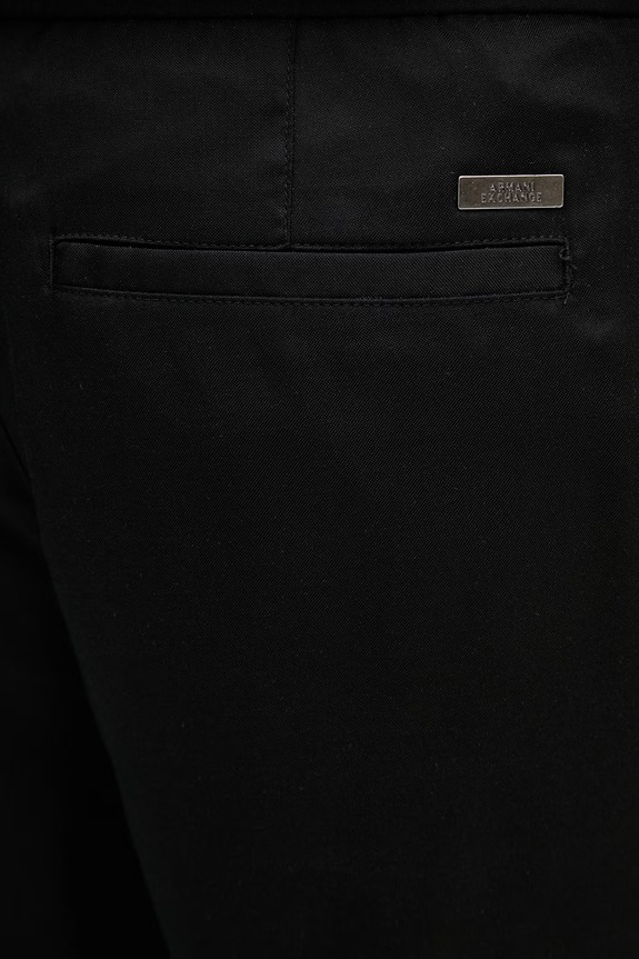 Armani Exchange šortky pánske z lyocellu čierna XM002299.AF22715