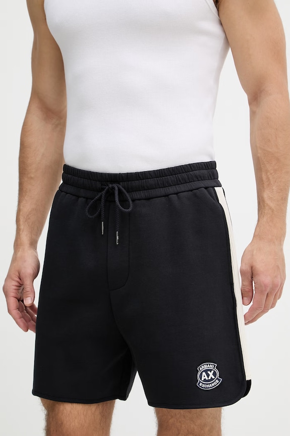 Armani Exchange teplákové šortky pánske tmavomodrá XM002339.AF13047