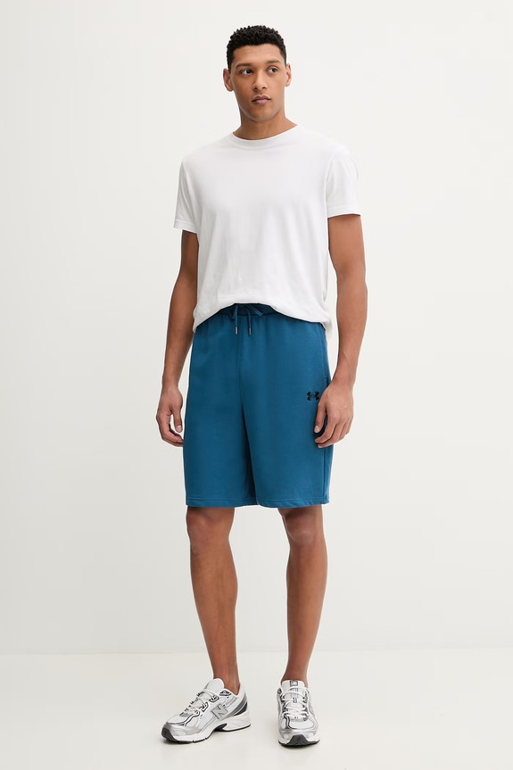 Under Armour σορτς επίσημο Ανδρικά με βαμβάκι Rival 6009345 μπλε SS26