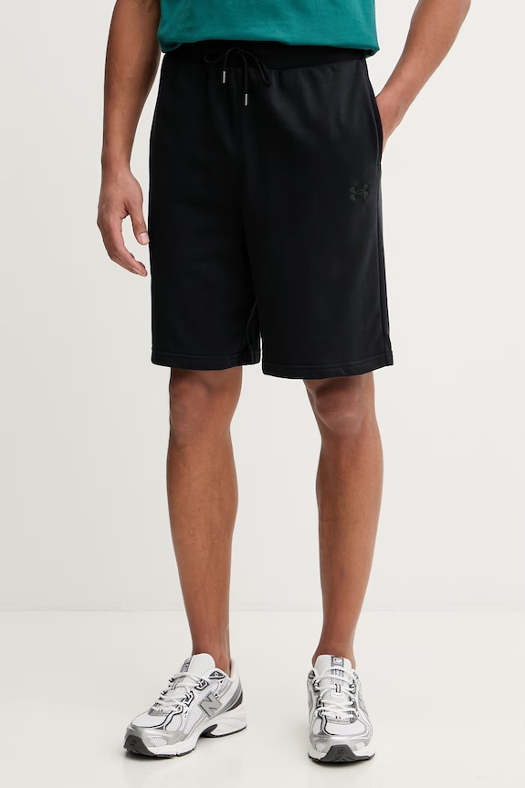 Under Armour σορτς επίσημα ανδρικά με βαμβάκι Rival μαύρο 6009345
