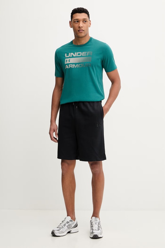 Under Armour σορτς επίσημα ανδρικά με βαμβάκι Rival 6009345 μαύρο SS26