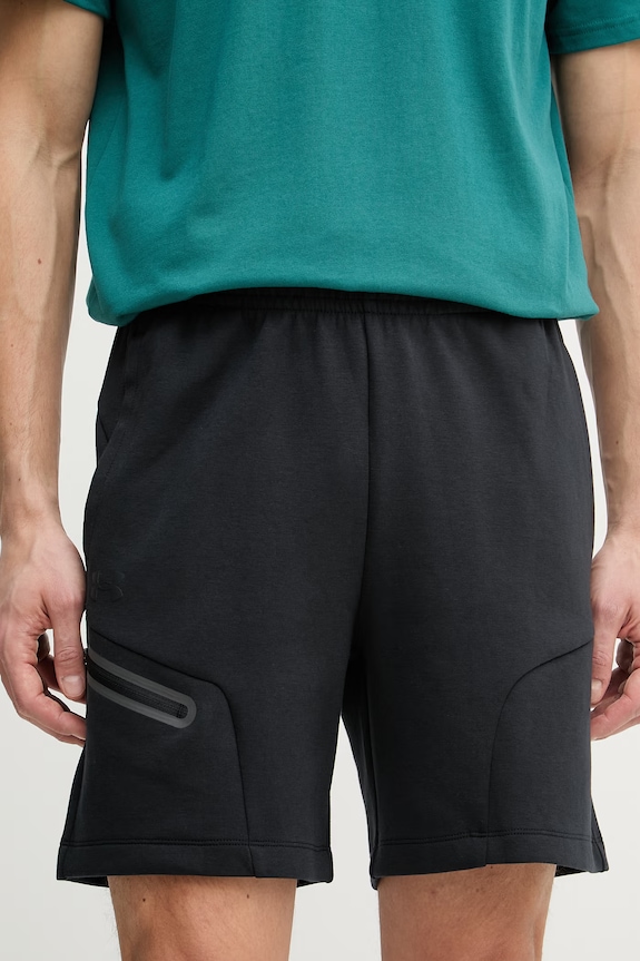 Under Armour επίσημα σορτς ανδρικά Unstoppable Flc μαύρο 1379809