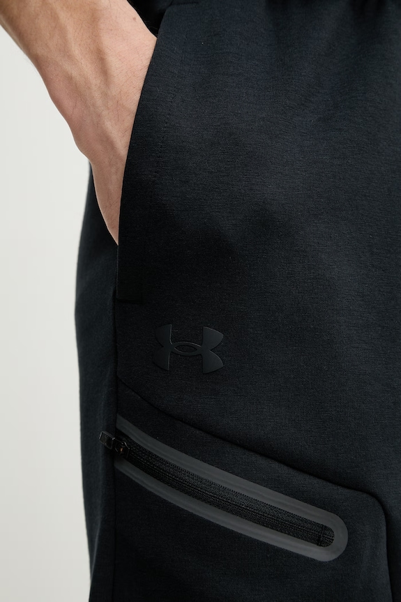 Under Armour επίσημα σορτς ανδρικά Unstoppable Flc μαύρο 1379809