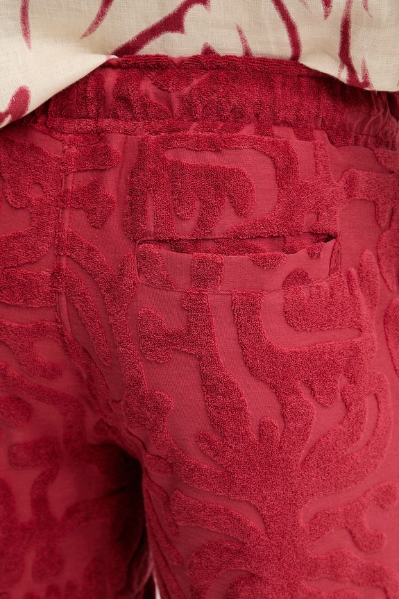 OAS pantaloni scurți pentru bărbați, cu bumbac rosu 201002.3004