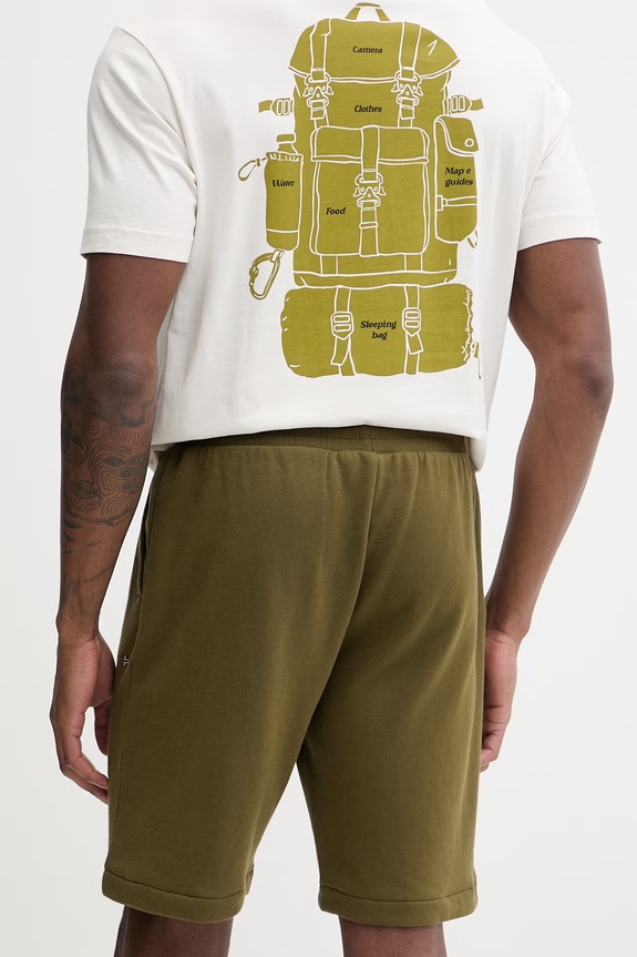 Abbigliamento Napapijri pantaloncini in cotone NALIS NP0A4H88G3A1 verde