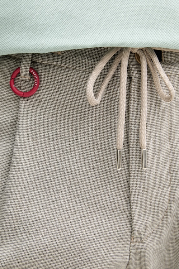 Joop! kratke hlače za muškarce s dodatkom lana bež 30102858