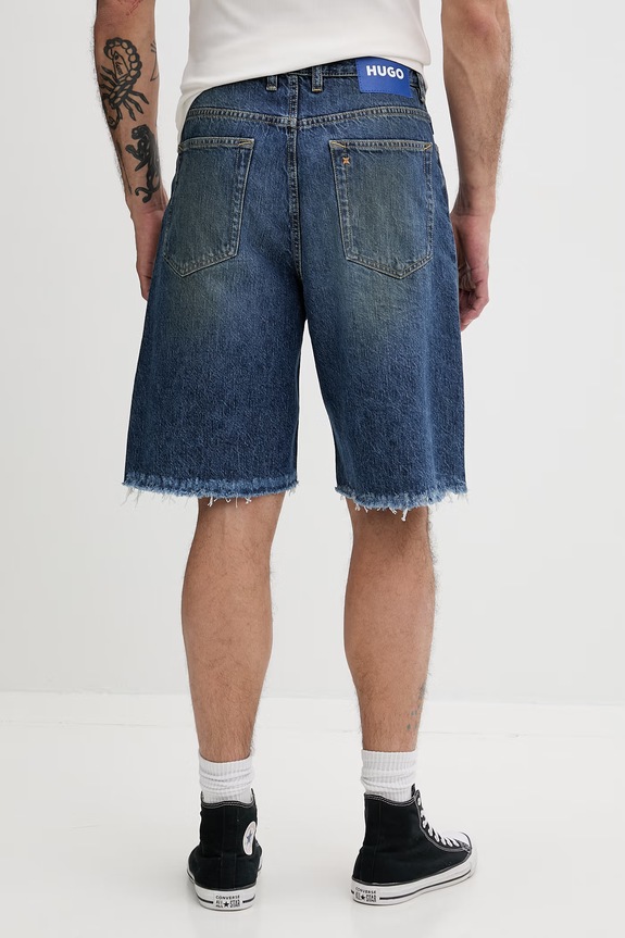 Oblečenie HUGO Blue šortky pánske rifľové MASON/S 50555975 modrá