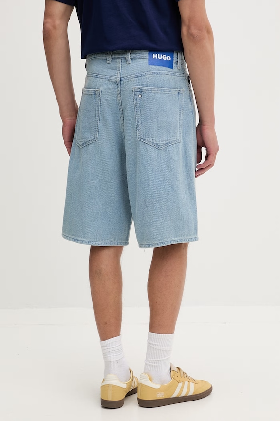 Odjeća HUGO Blue kratke hlače za muškarce od pamuka MASON/S 50555976 plava