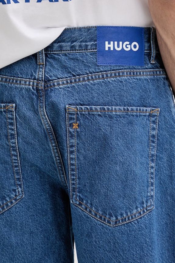 Hugo Blue pantaloni scurți jeans Skate shorts albastru 50555993
