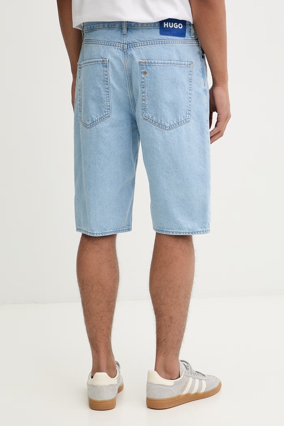Odzież HUGO Blue szorty męskie jeansowe Skate shorts 50555994 niebieski
