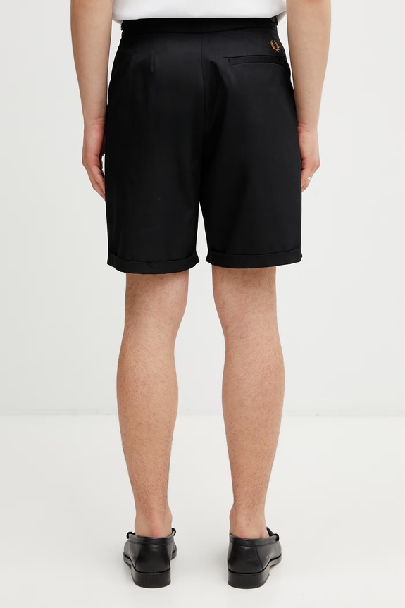 Odzież Fred Perry szorty męskie bawełniane S2301 czarny