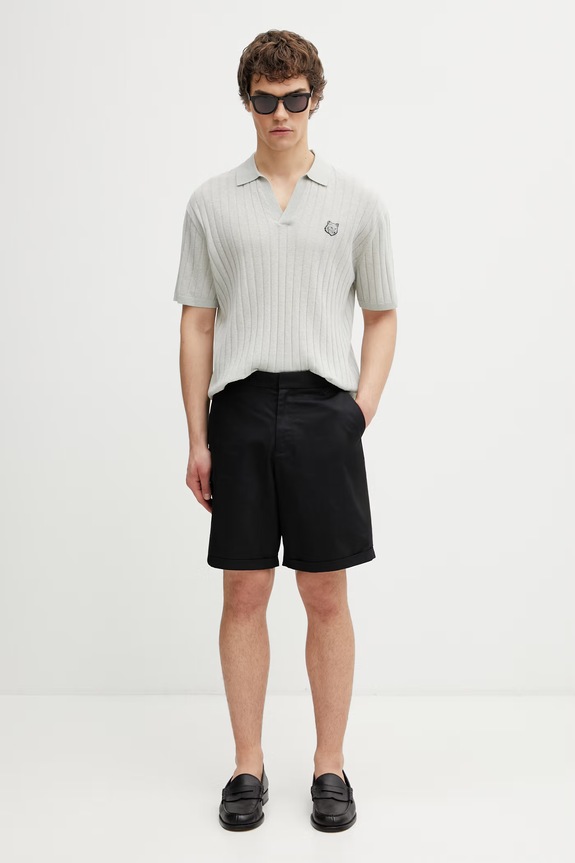 Fred Perry szorty męskie bawełniane S2301 czarny