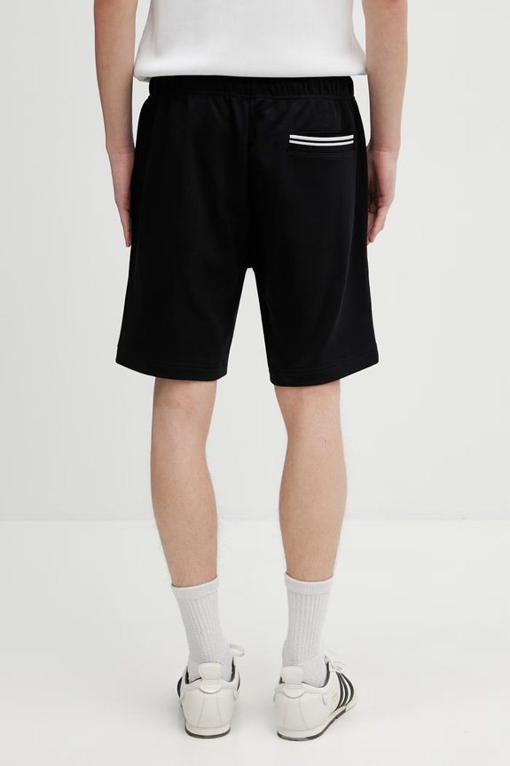 Odjeća Fred Perry sportske kratke hlače za muškarce od pamuka S8505 crna
