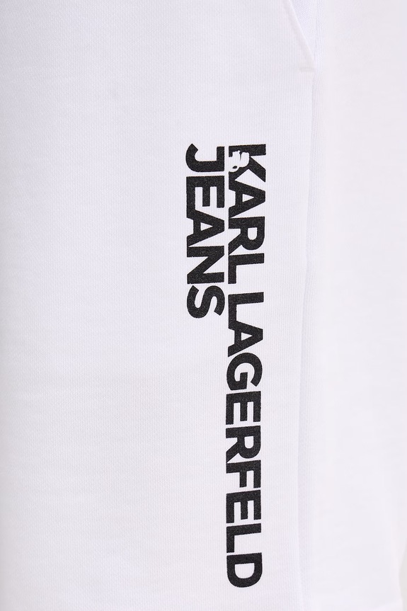 Karl Lagerfeld Jeans szorty dresowe męskie bawełniane biały A2M10166