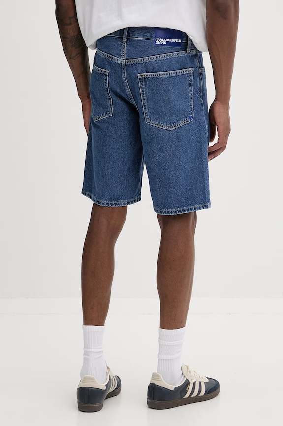 Îmbrăcăminte Karl Lagerfeld Jeans pantaloni scurți pentru bărbați, din denim B2M10138 albastru