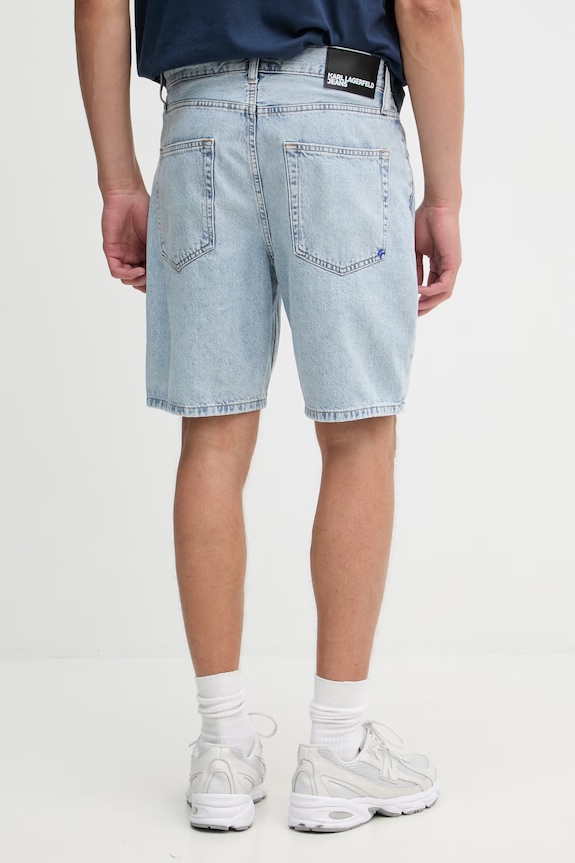 Oblečenie Karl Lagerfeld Jeans šortky pánske B2M10139 modrá