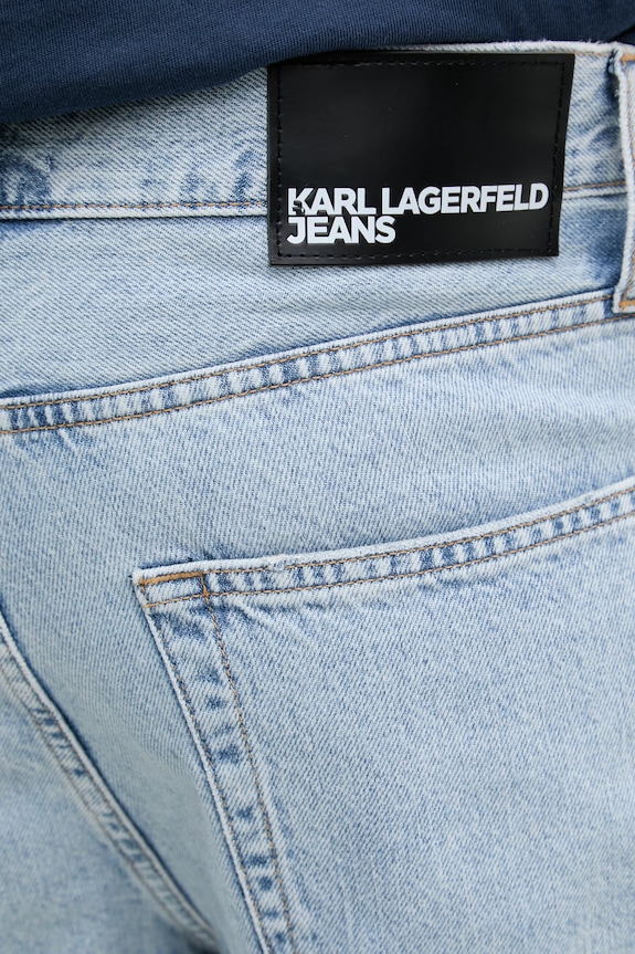 Karl Lagerfeld Jeans šortky pánske modrá B2M10139