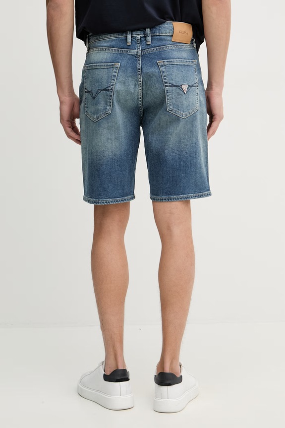 Îmbrăcăminte Guess pantaloni scurți pentru bărbați, cu bumbac M6GD27.D0777 albastru