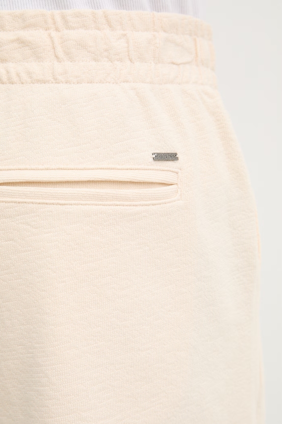 Guess pantaloni scurți bărbătești din bumbac bej M6GD16.K3088