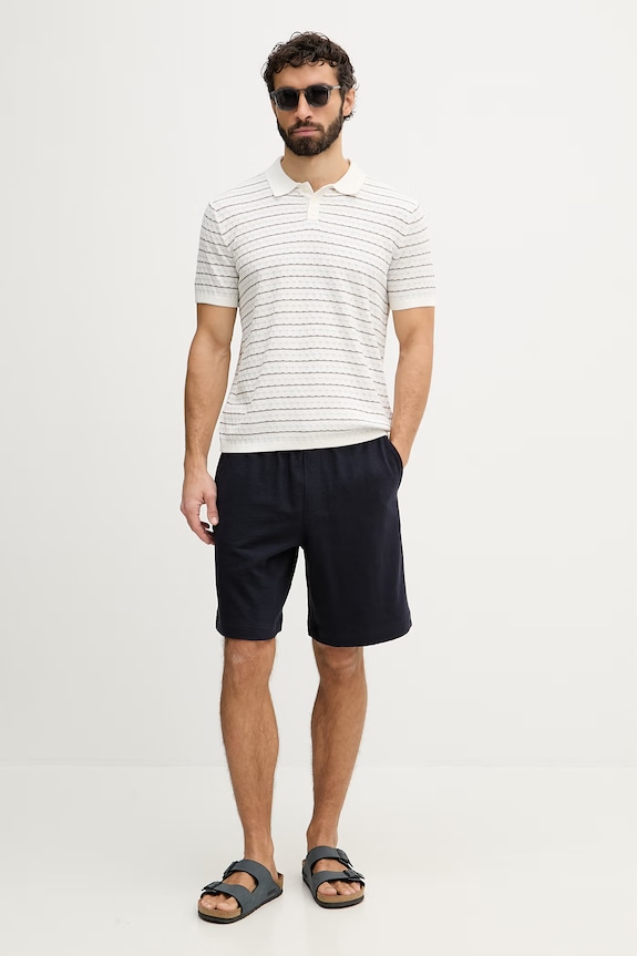 Guess pantaloni scurți bărbați din bumbac M6GD16.K3088 bleumarin SS26