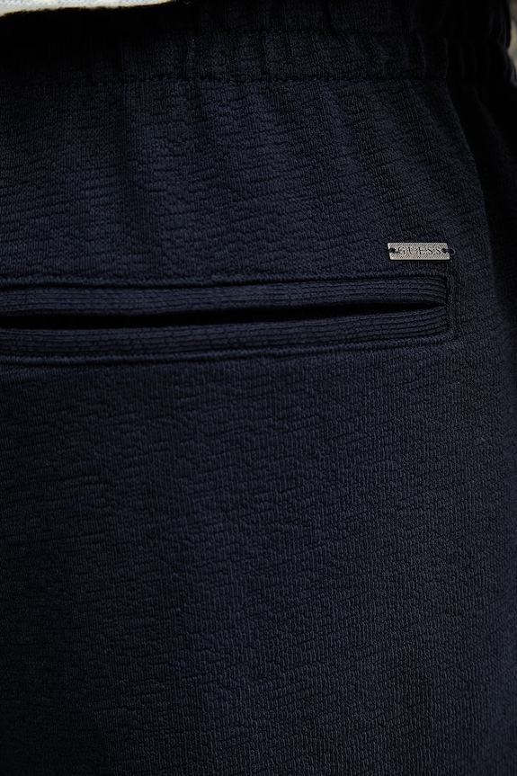 Guess pantaloni scurți bărbați din bumbac bleumarin M6GD16.K3088