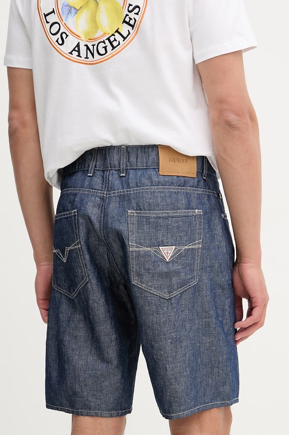 Odjeća Guess kratke hlače za muškarce JEROME M6GDV7.D0765 plava