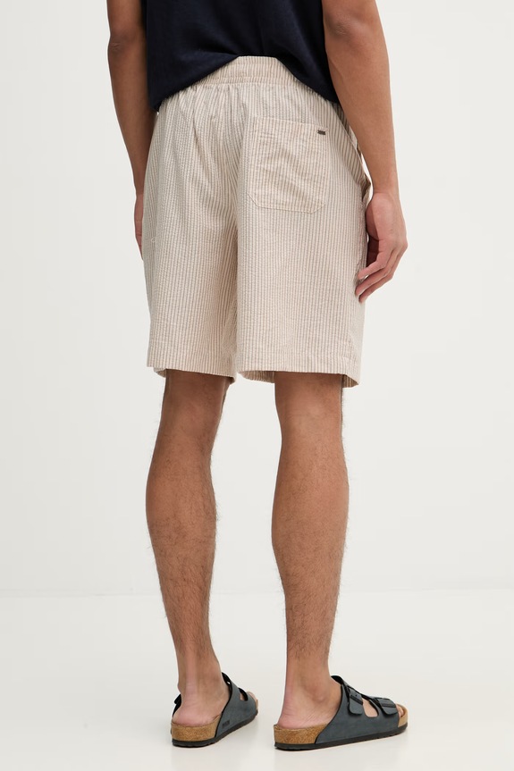 Îmbrăcăminte Guess pantaloni scurți pentru bărbați, din bumbac DOBBY M6GD09.W1738 bej