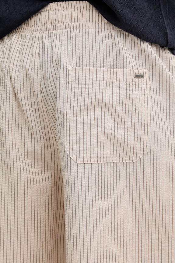 Guess pantaloni scurți pentru bărbați, din bumbac DOBBY bej M6GD09.W1738