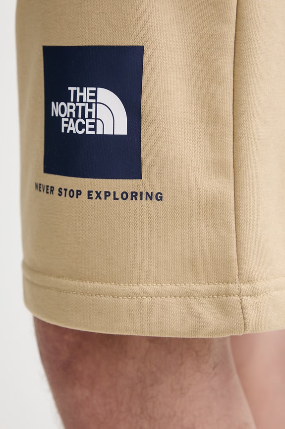 The North Face trenirka kratke hlače moške z bombažem LIGHT REGULAR bež NF0A8GQ8LK51