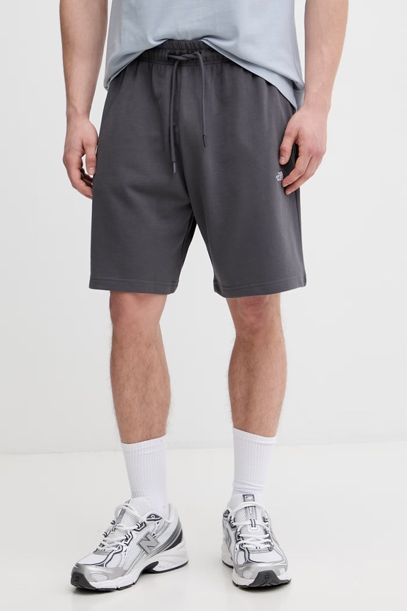 The North Face kratke hlače moške bombažne ESSENTIAL siva NF0A8GQ9RHI1