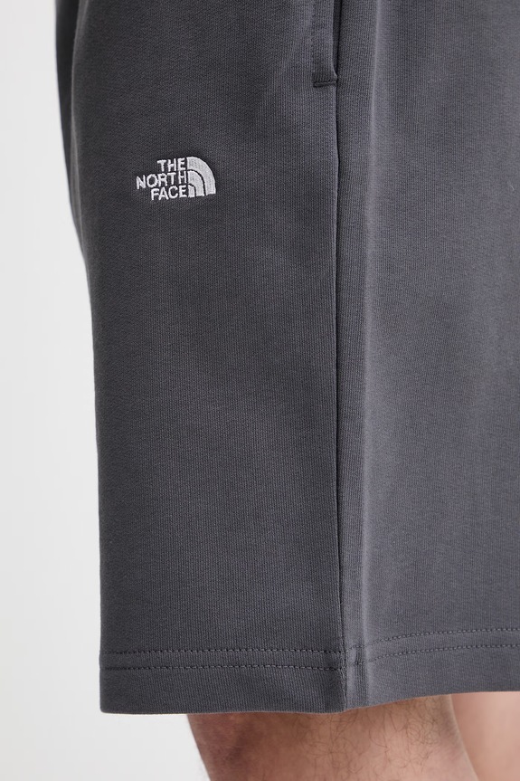 The North Face kratke hlače moške bombažne ESSENTIAL siva NF0A8GQ9RHI1