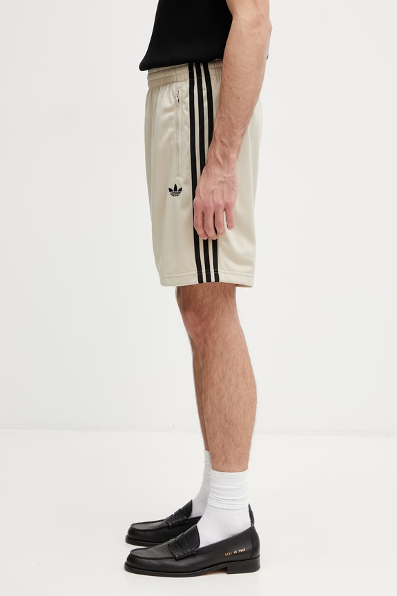 adidas Originals σορτς Ανδρικά Firebird KE6837 μπεζ SS26